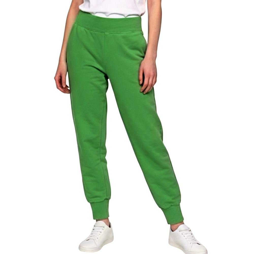 Tna Aritzia Cozy Fleece Boyfriend Sweatpants Green High Rise Joggers Small